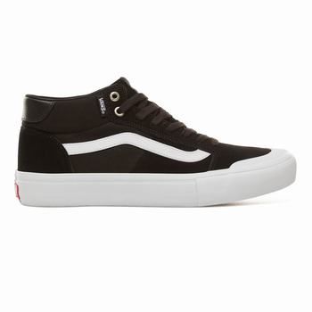 Damske Kotnikove Tenisky Vans Style 112 Mid Pro Čierne/Biele VA81MBLSP